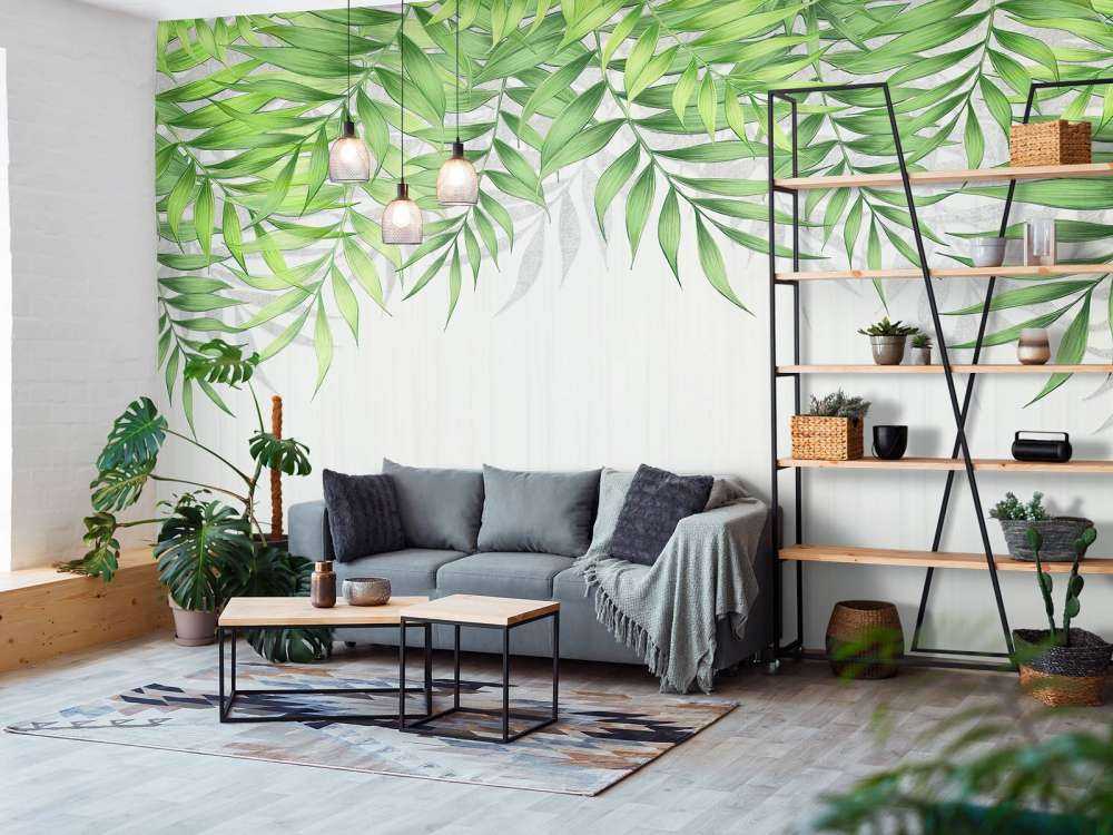 Tekstura tropikalnych liści