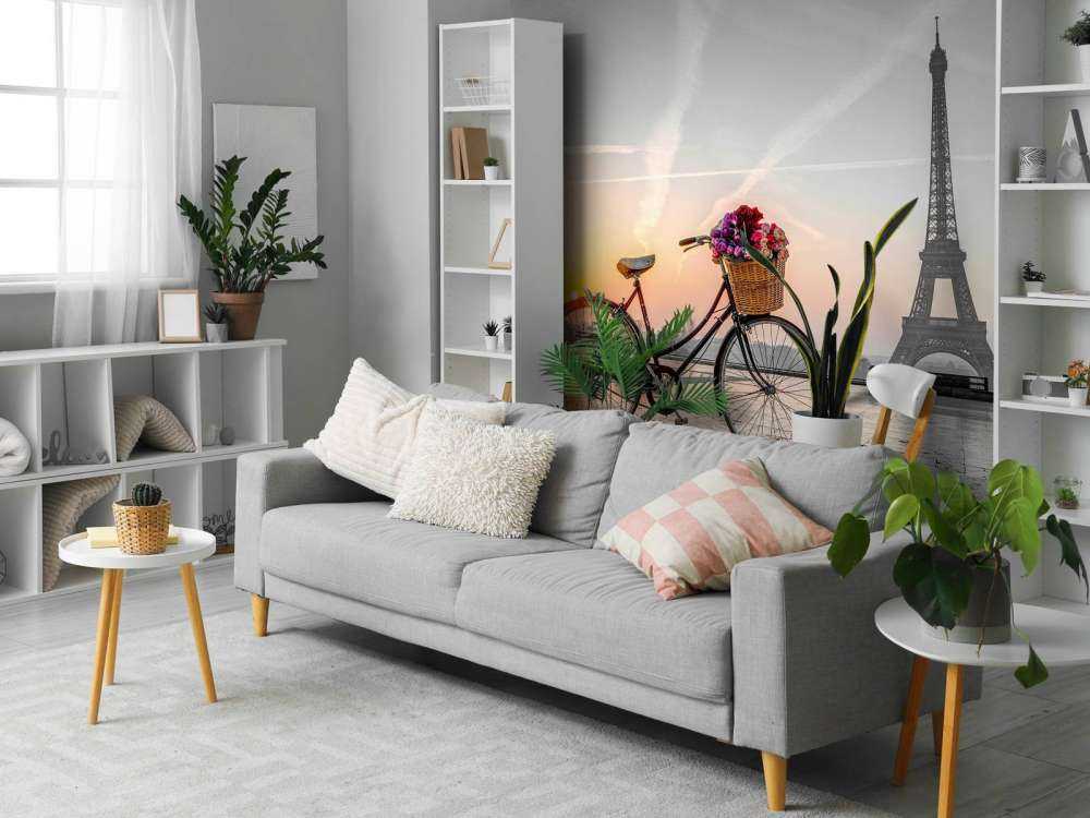 Zachód słońca na wieży Eiffla