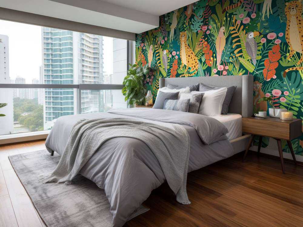 Kolorowe zwierzęta wzór