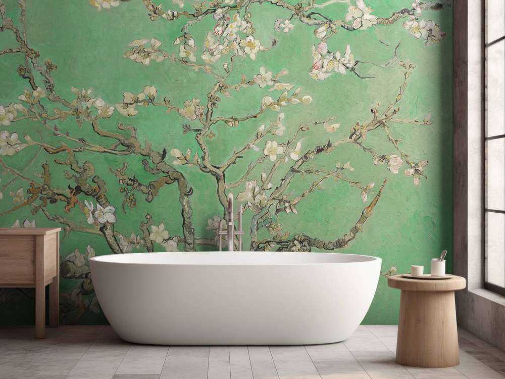 Wiosenny kwiat migdałowca