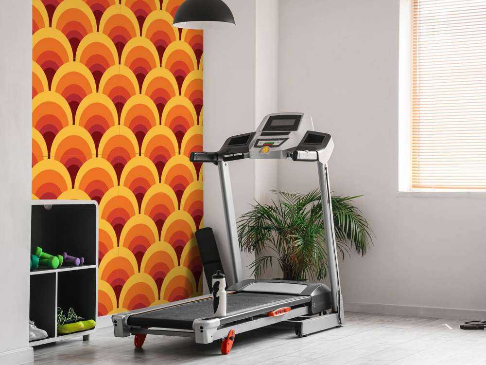 Kolorowe figurki w stylu retro