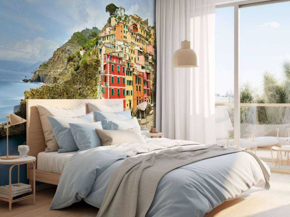 Włoskie domki na wybrzeżu