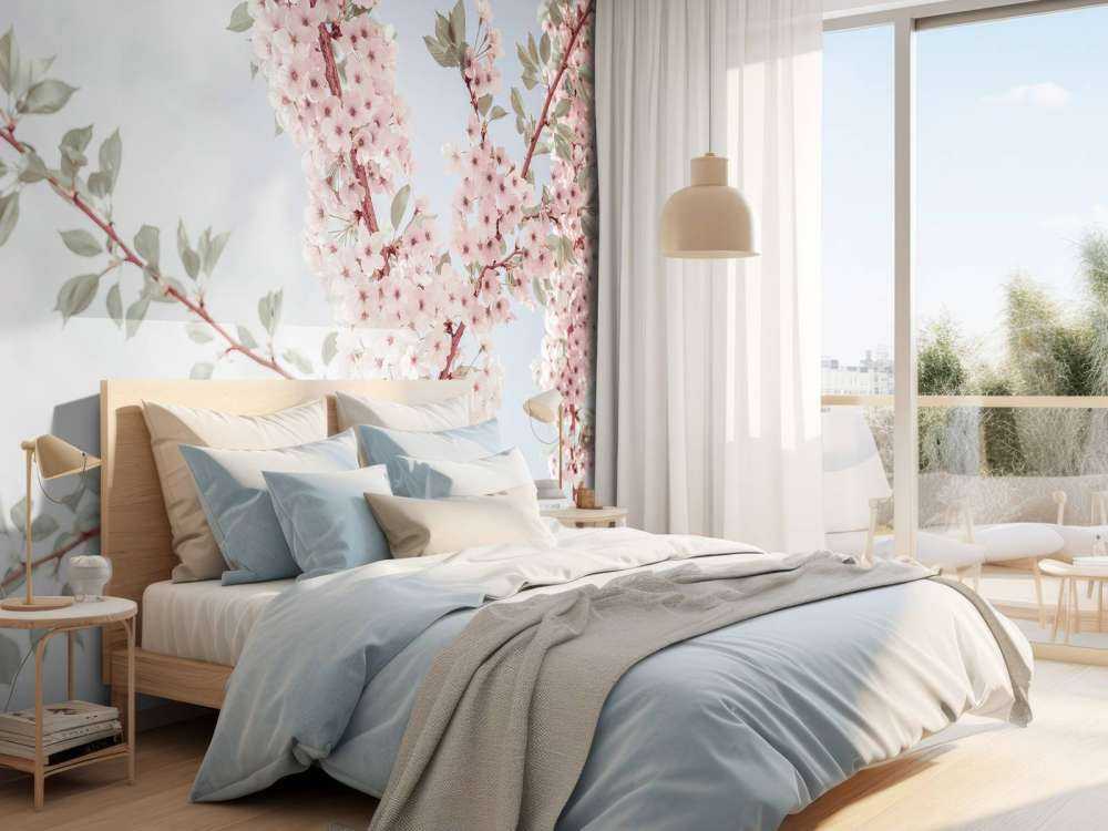 Rozkwitające kwiaty od dołu