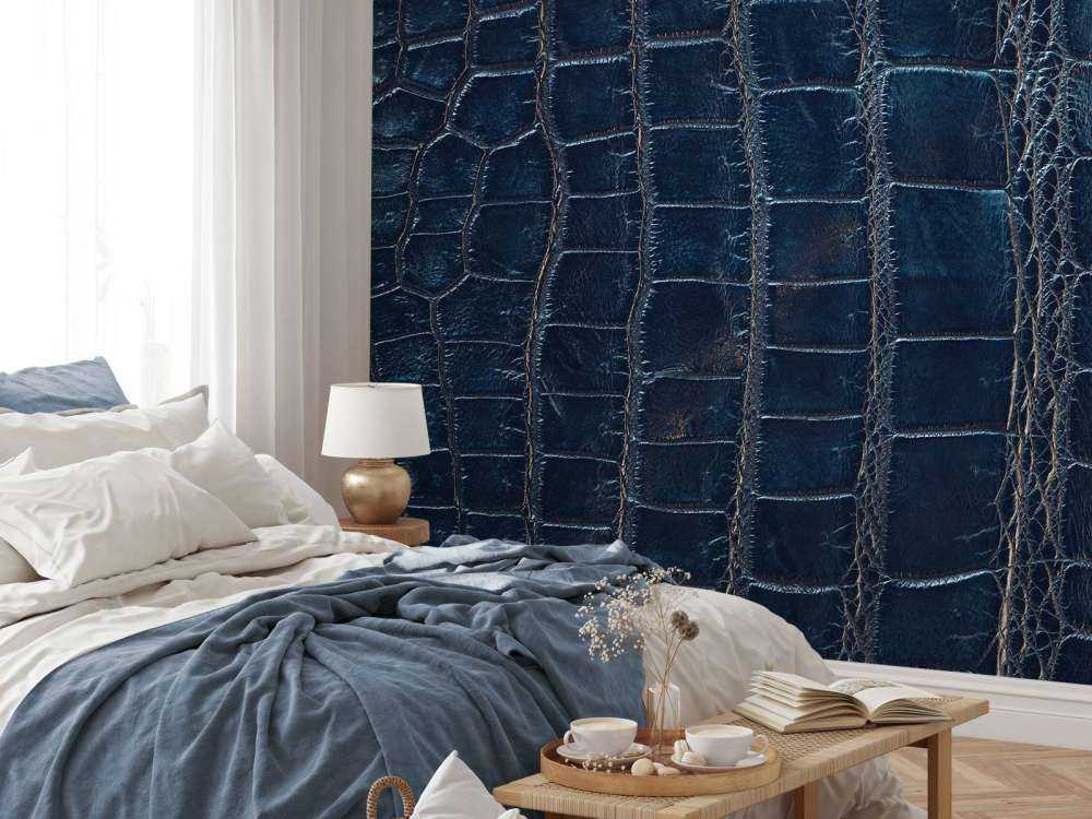 Błyszcząca skóra krokodyla