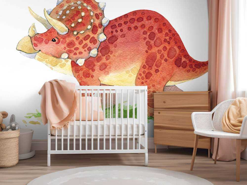 Cute Triceratops dinosaur