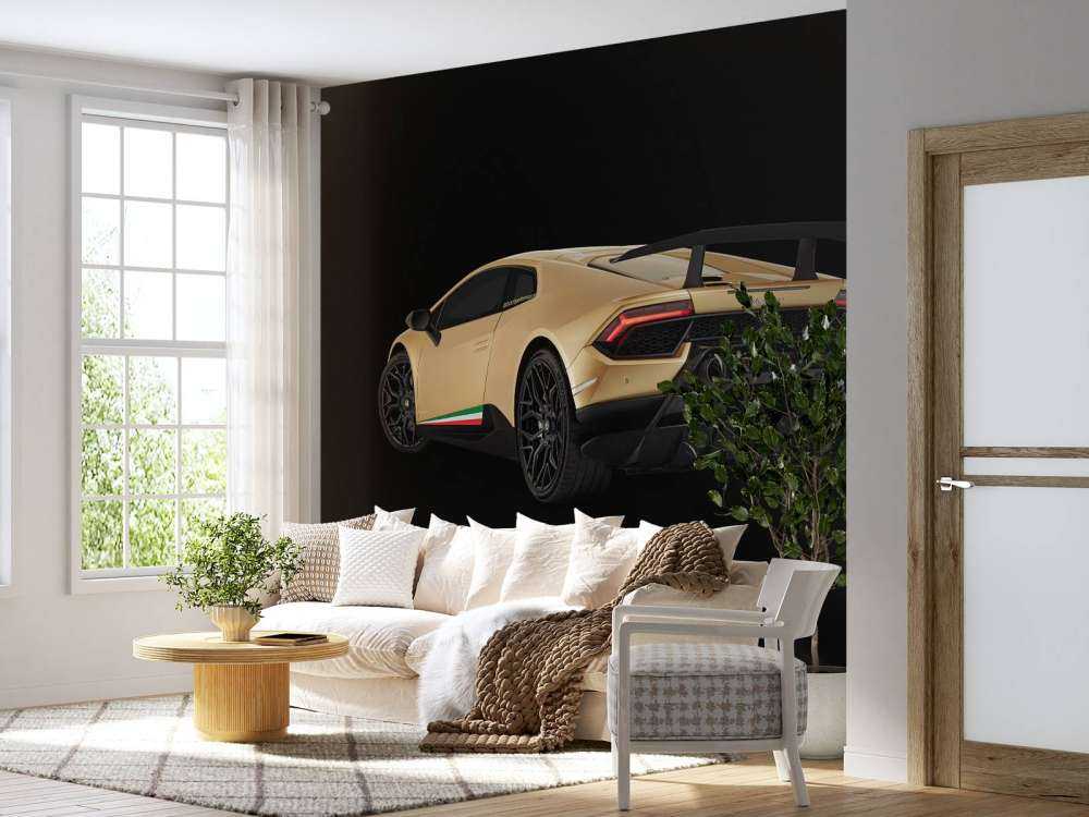 Lamborghini Huracán - Lewa tylna strona, czarny