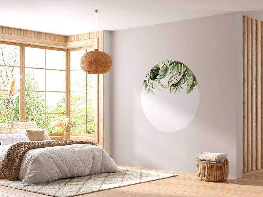 Tropikalne liście akwarelowe