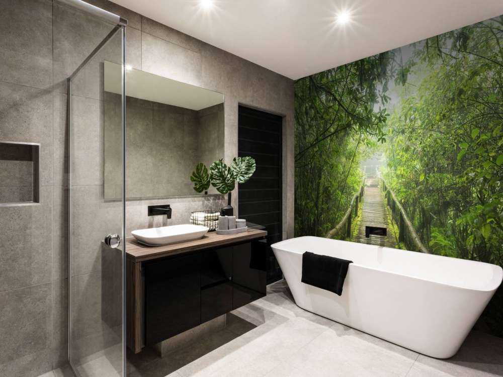 Zielona, mglista dżungla