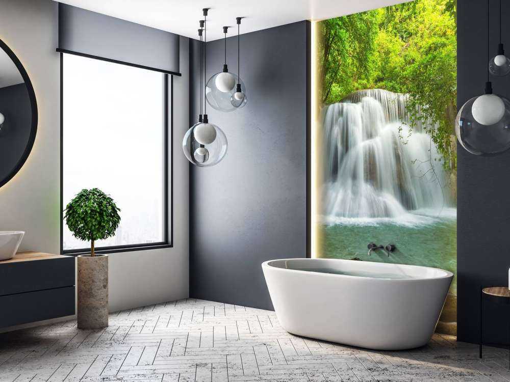 Zapierający dech w piersiach wodospad