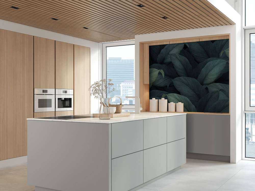 Tropikalne zielone liście