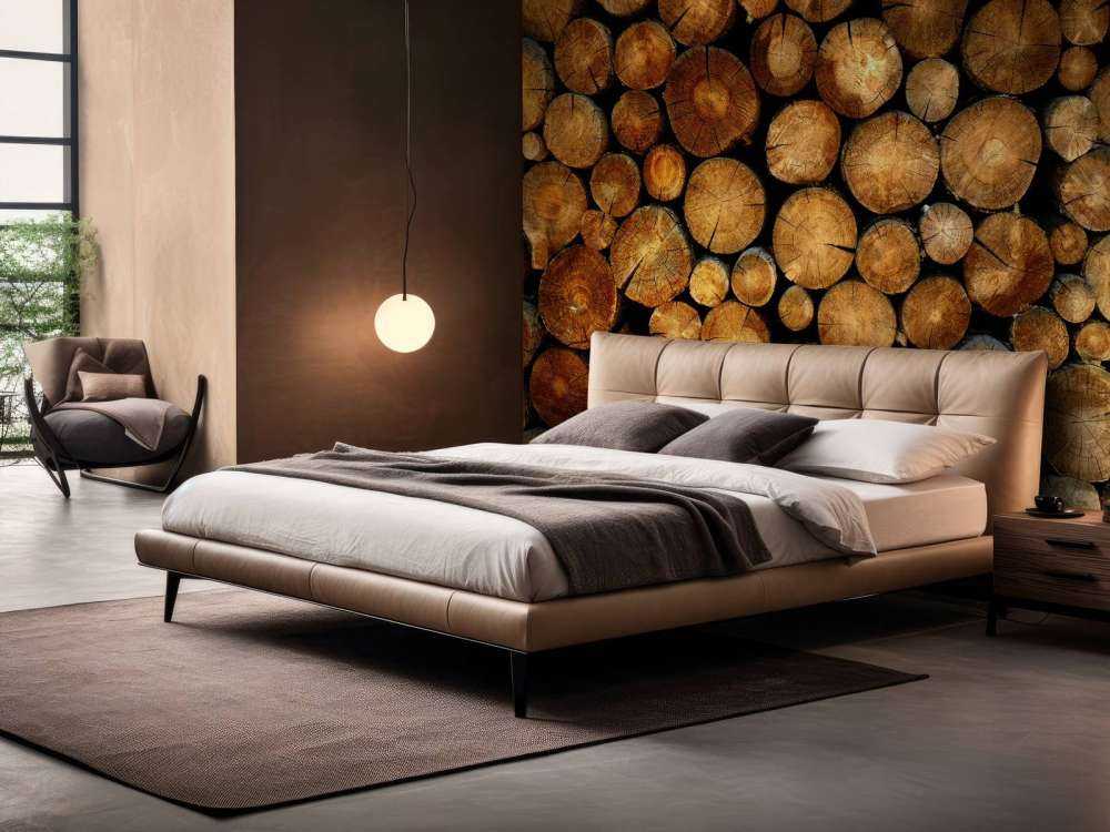 Ułożone w stosy ścięte drzewa