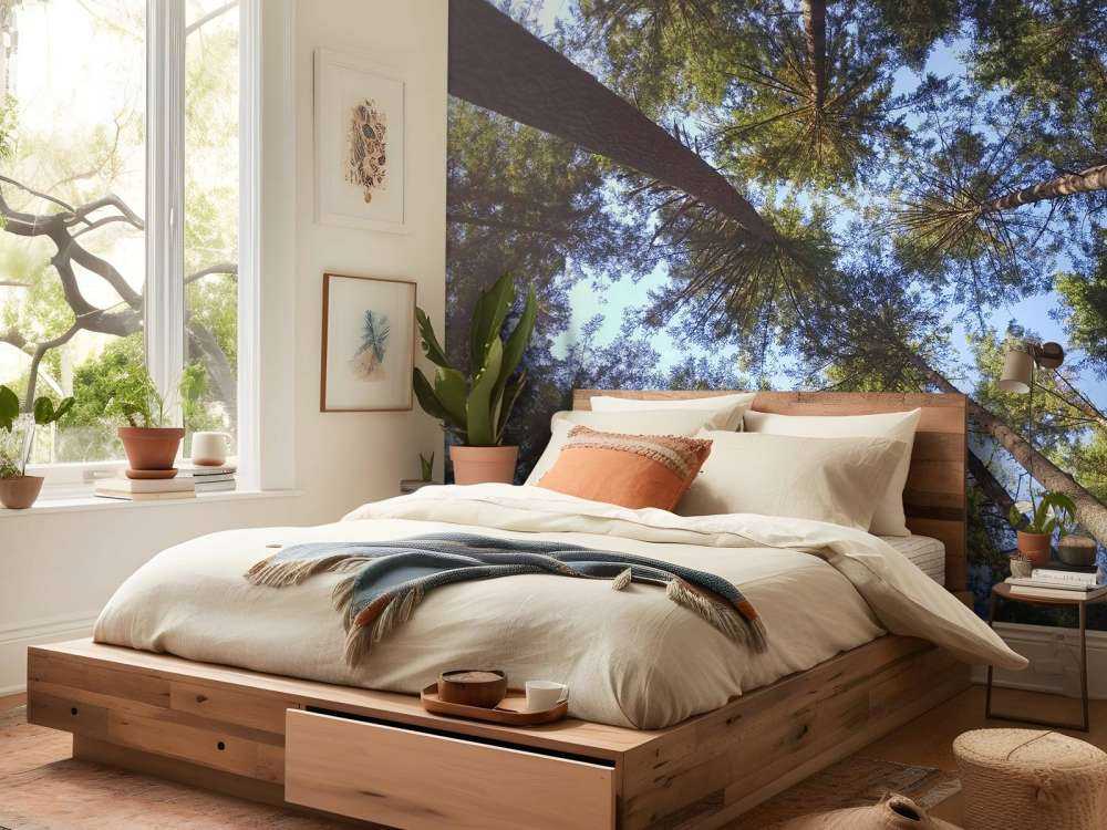 Wysokie drzewa iglaste