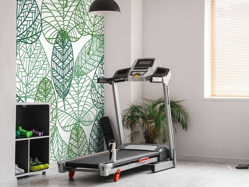 Ażurowe zielone liście