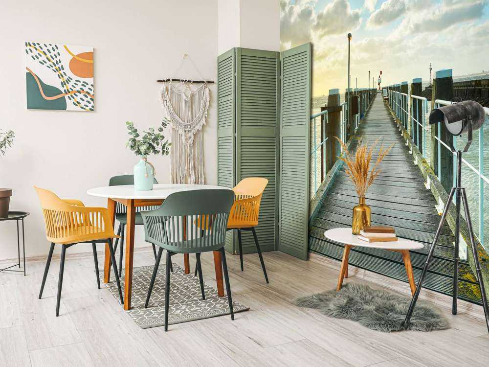 Rusztowania na wybrzeżu