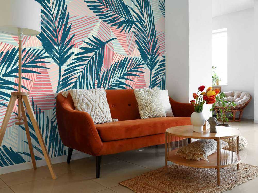 Abstrakcyjne liście palmowe