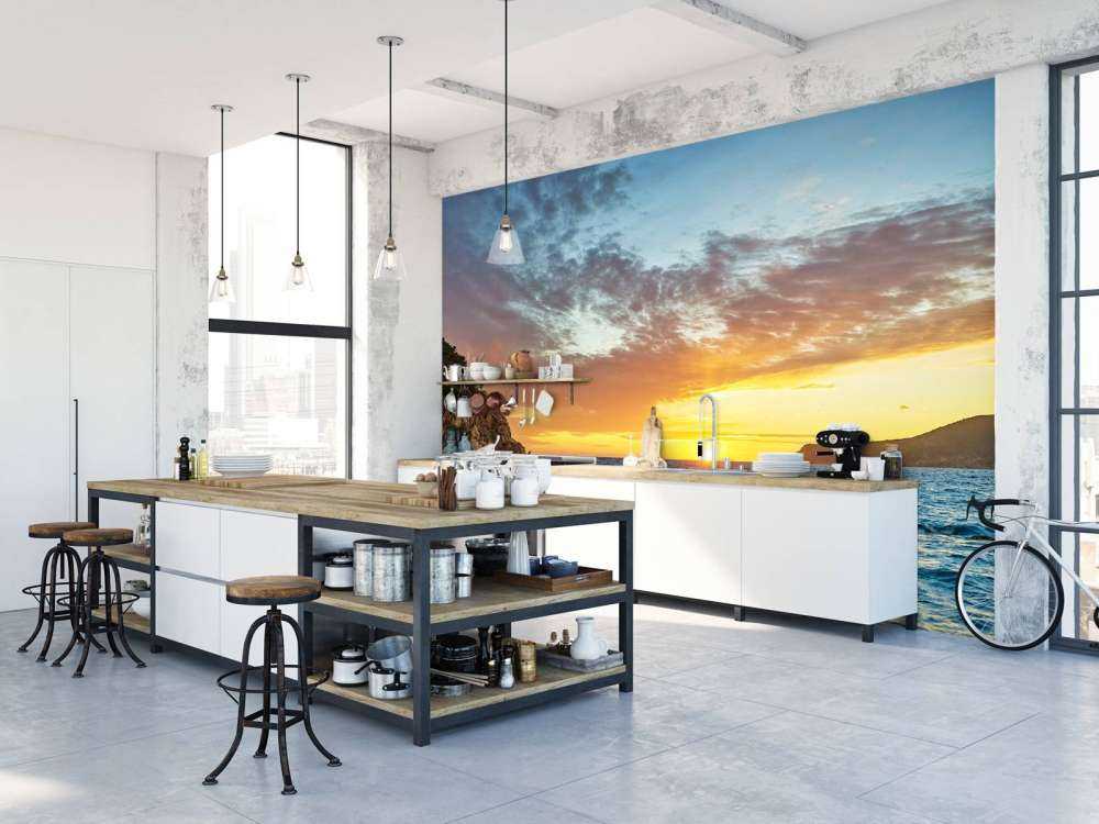 Zachód słońca na wyspie