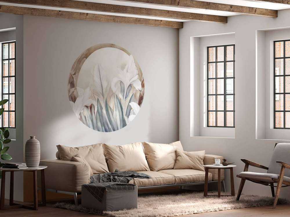 Irysy o wschodzie słońca szare