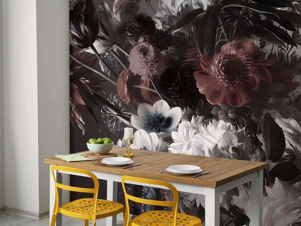 Duży bukiet z anemonami różowymi