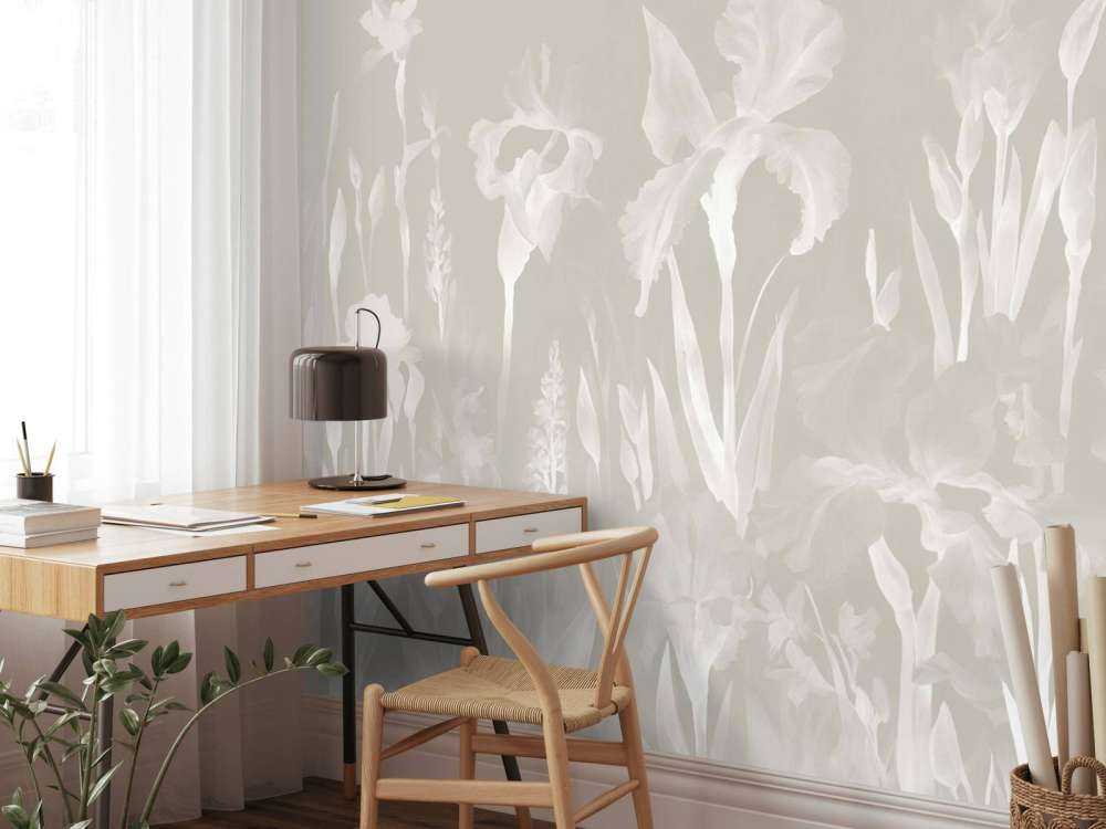 Szczęśliwe Wiosenne Przygaszone Lawendowe