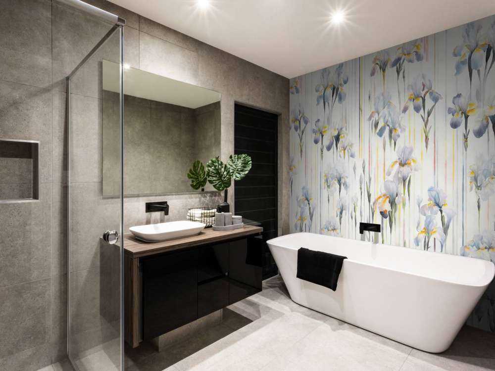 Irysy i paski bezszwowe niebieskie