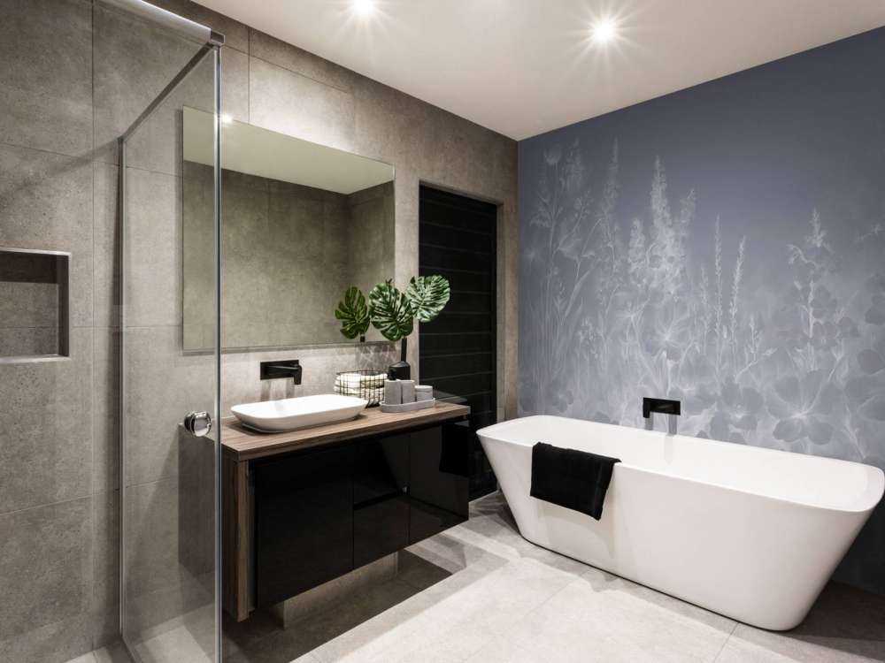 Delikatny angielski ogród - fioletowy