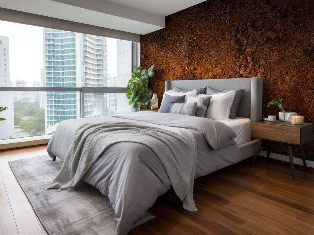 Struktura w kolorze brązowym