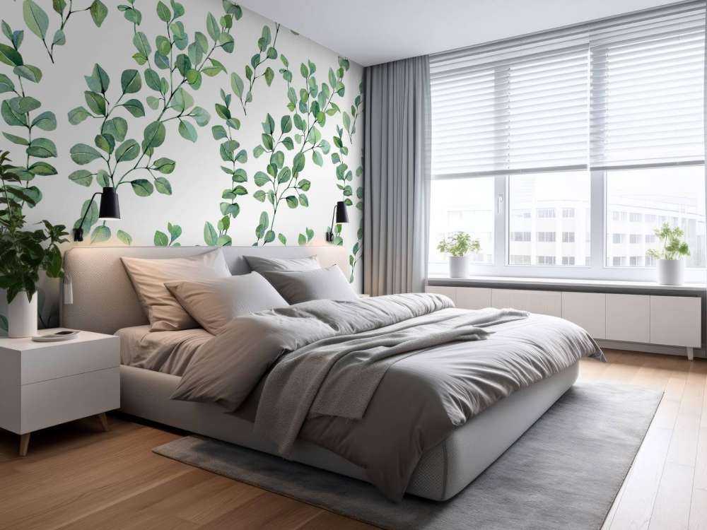 Liście i gałęzie akwarelowe