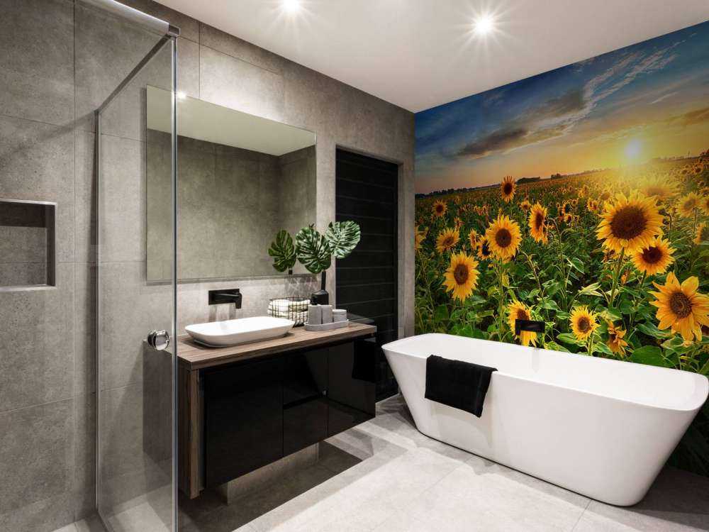 Piękne pole słoneczników