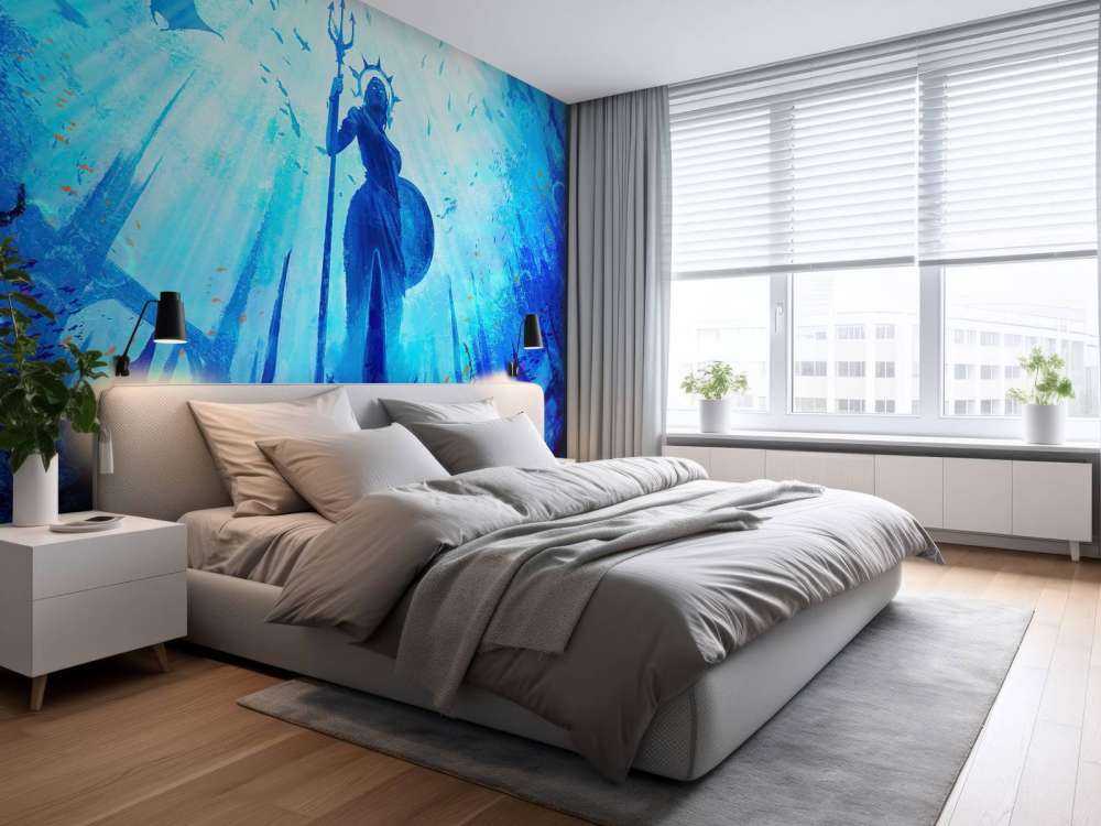 Grecka bogini w podwodnym świecie