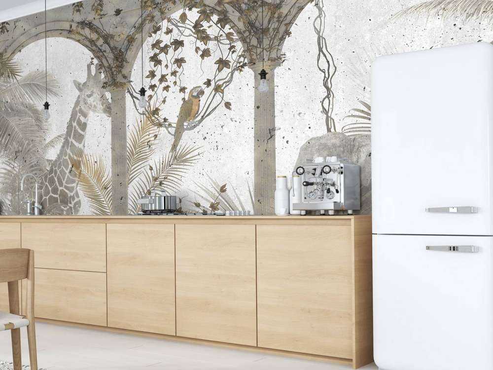 Opuszczony budynek w dżungli