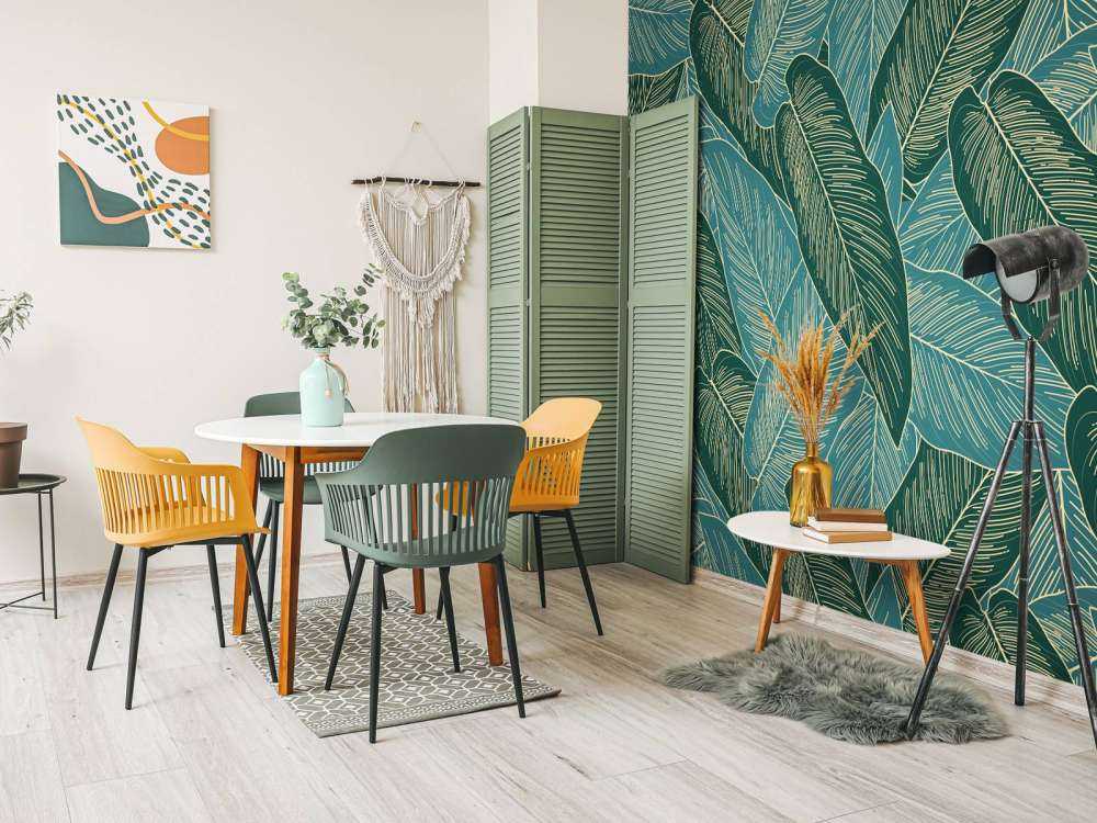 Złoty rozszczepiony liść