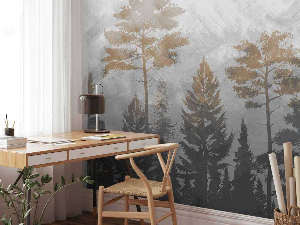 Abstrakcyjny Szept Lasu