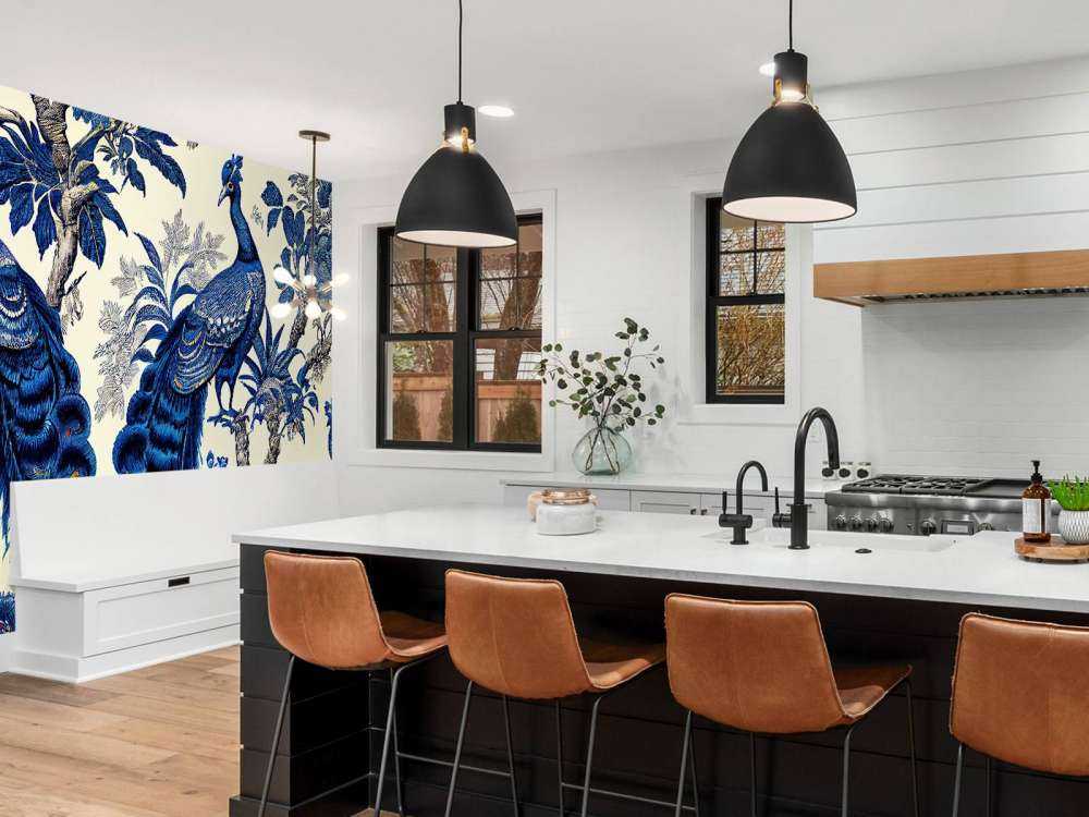 Królewski błękit Pawi blask