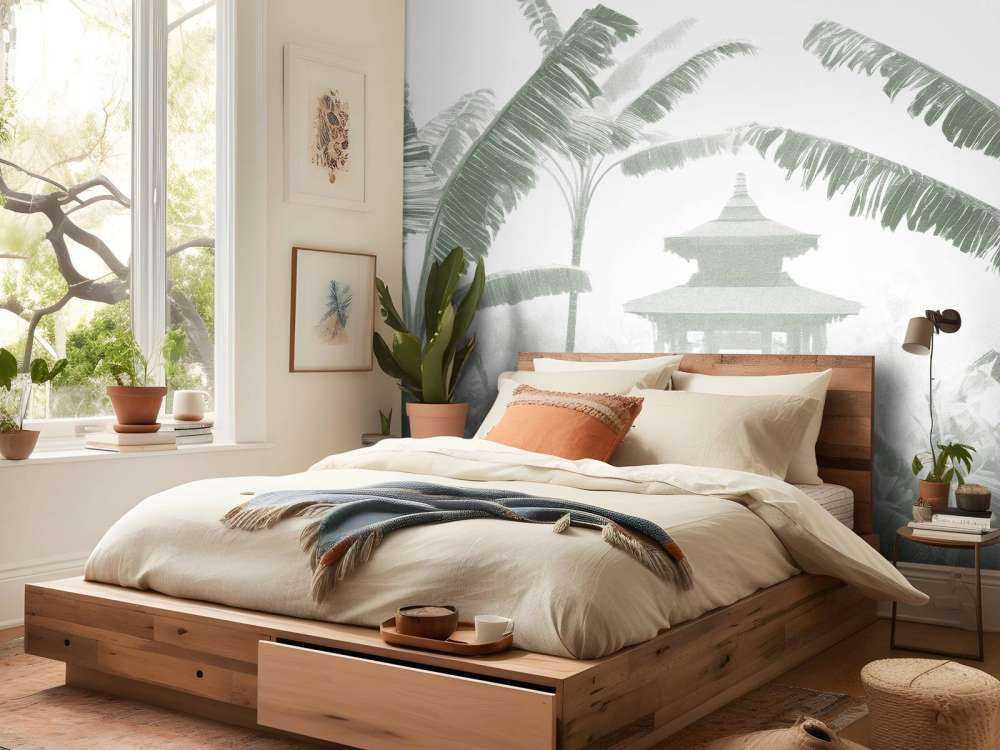 Mglisty Ogród Świątynny, zielony