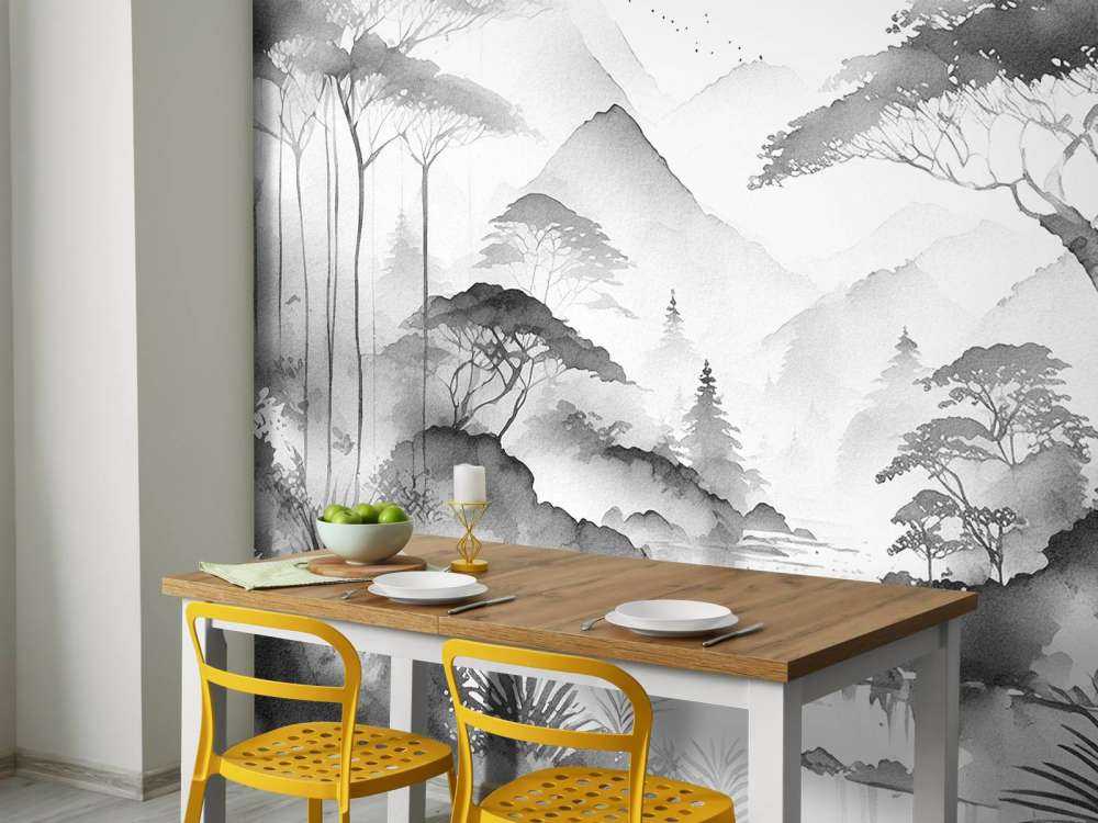 Jezioro Górskie w Mglistej Tuszy