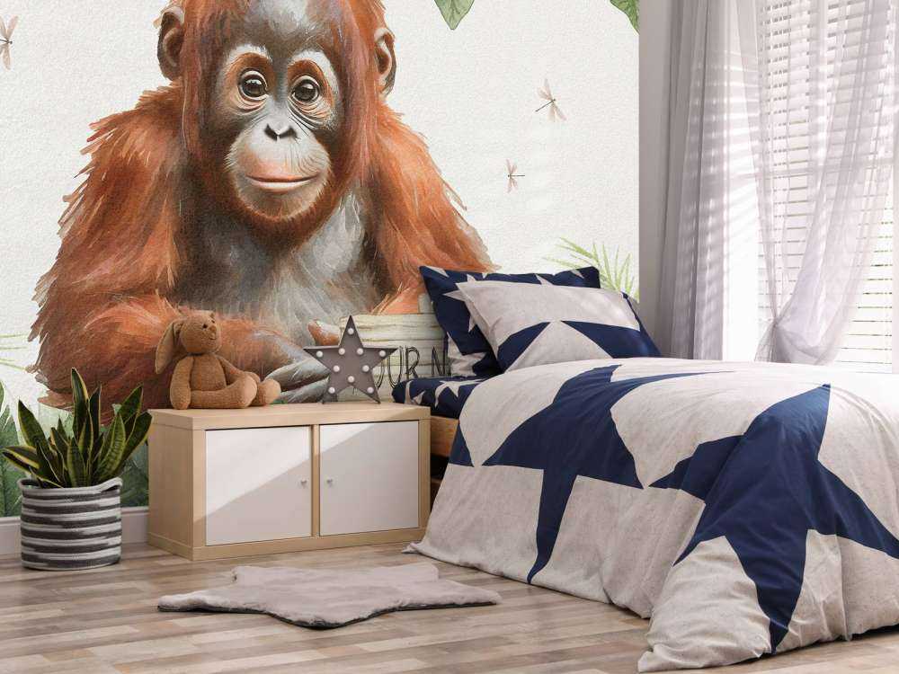 Młody orangutan w dżungli