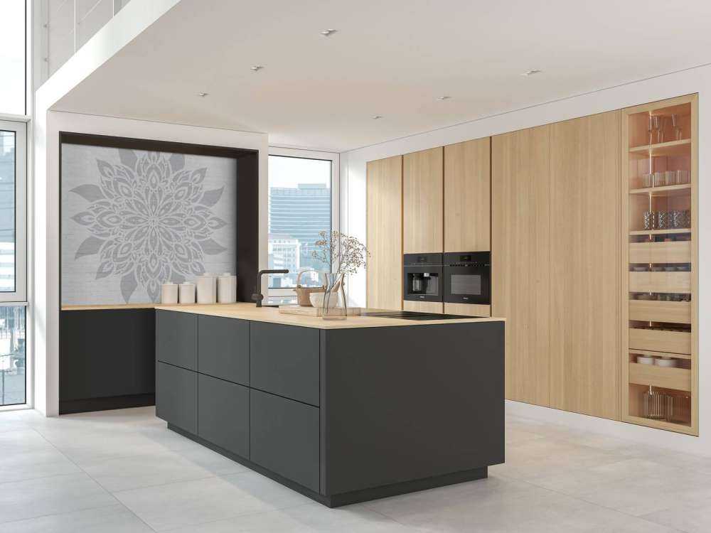 Miękki szary kwiat mandali