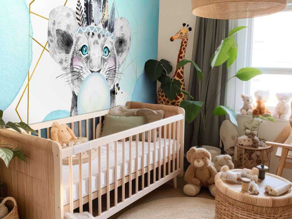 Indyjskie lwiątko z dzwoneczkiem z gumy balonowej