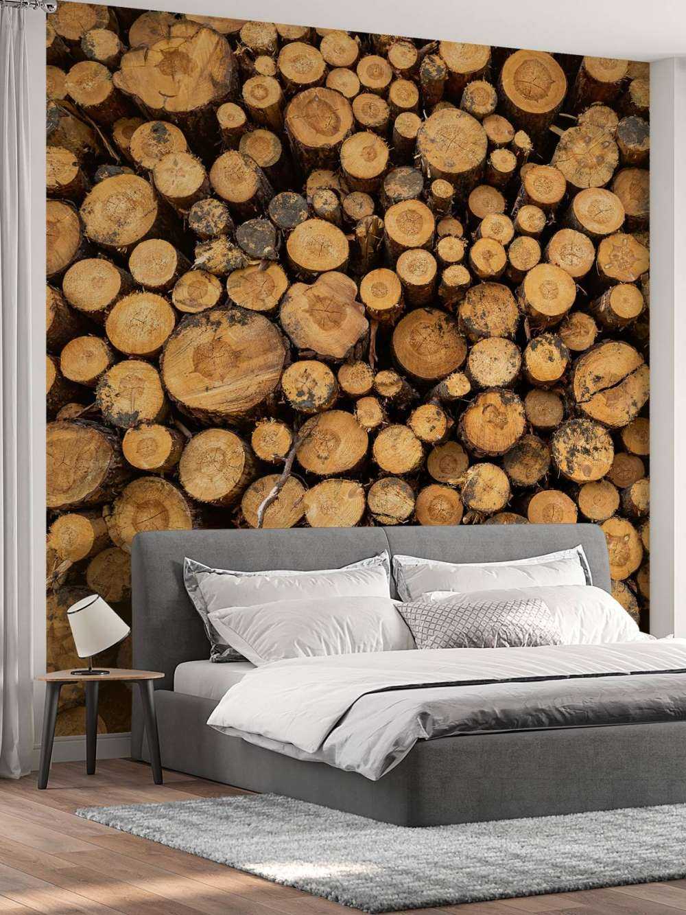 Drewno ułożone w stos