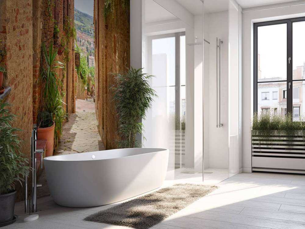 Szeroki widok na ulicę