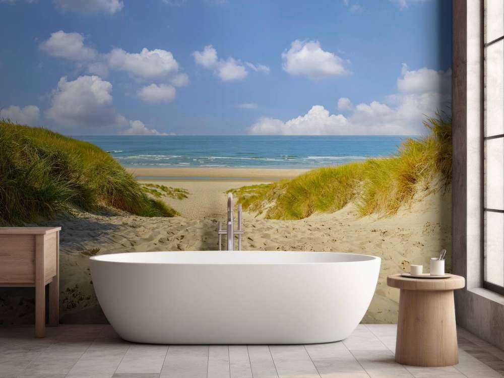 Dostęp do plaży przez wydmy