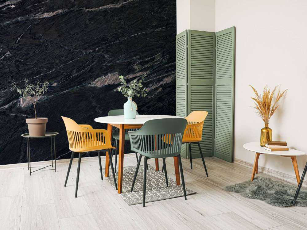 Ciemny marmur z jasnymi liniami