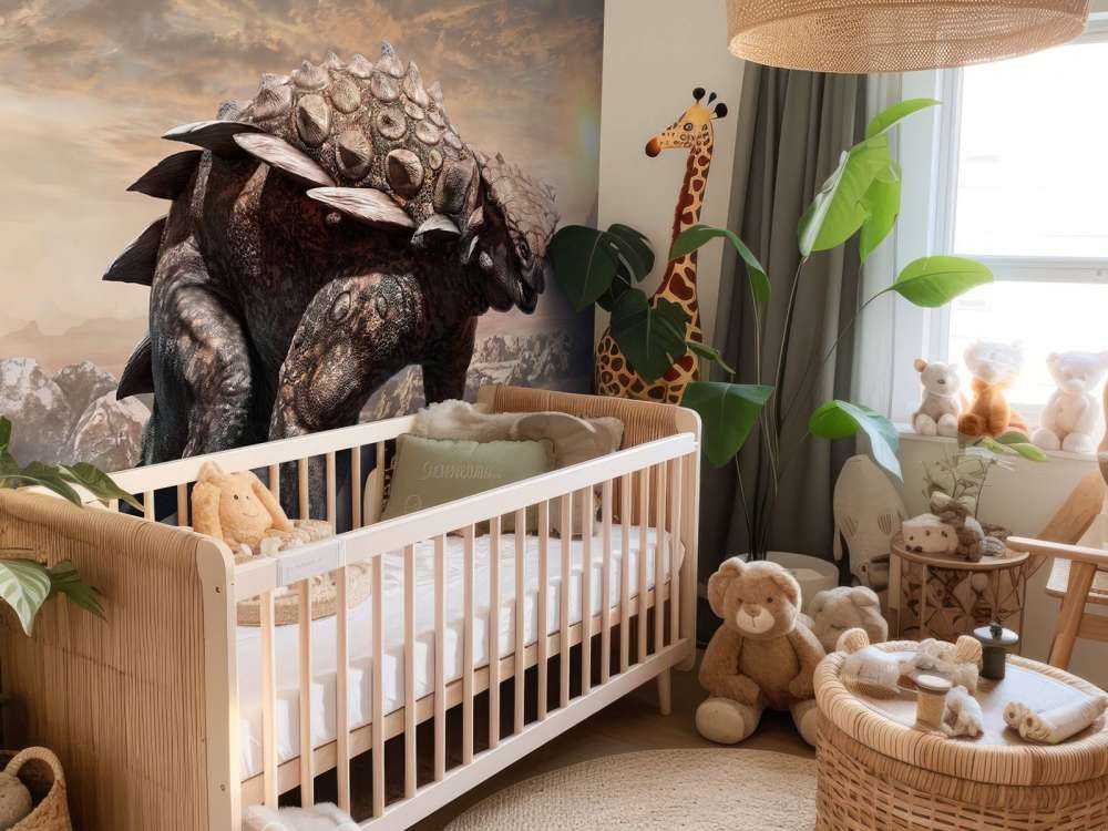 Dinozaur na opuszczonym terenie