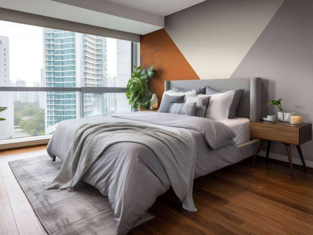 Rdzawe trójkąty ze słoniem