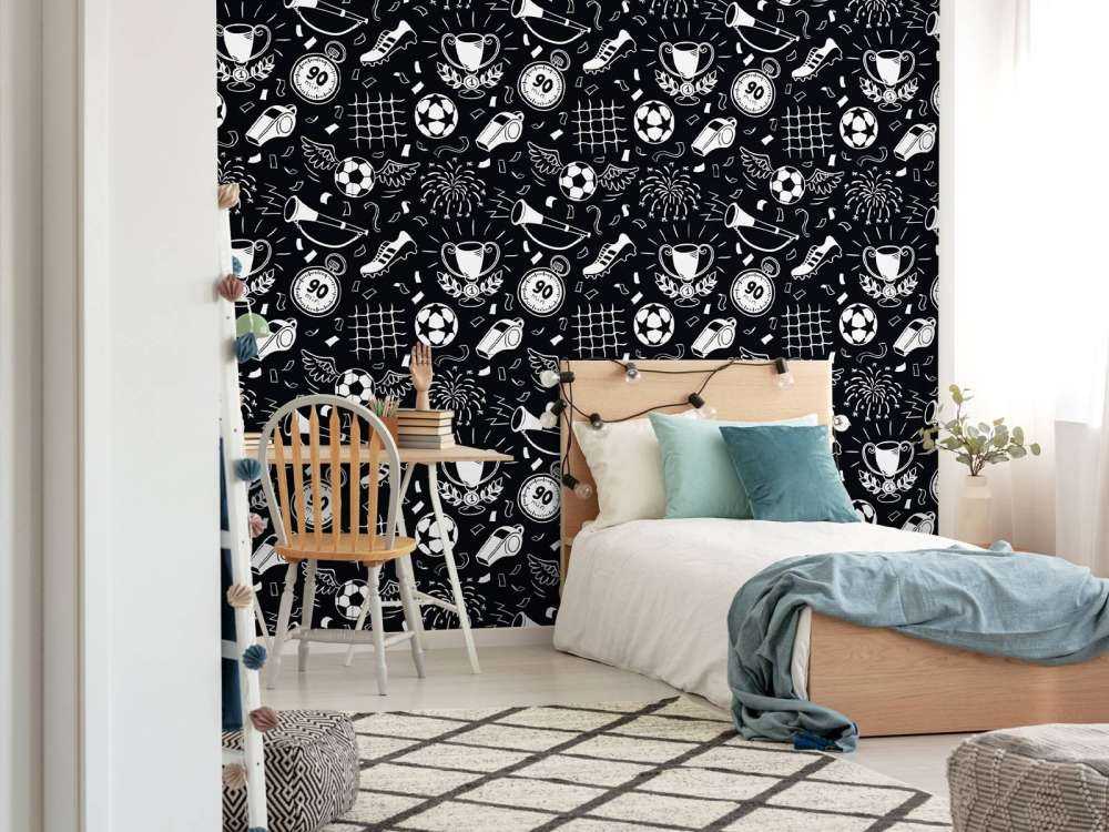 Piłka nożna czarno-biała