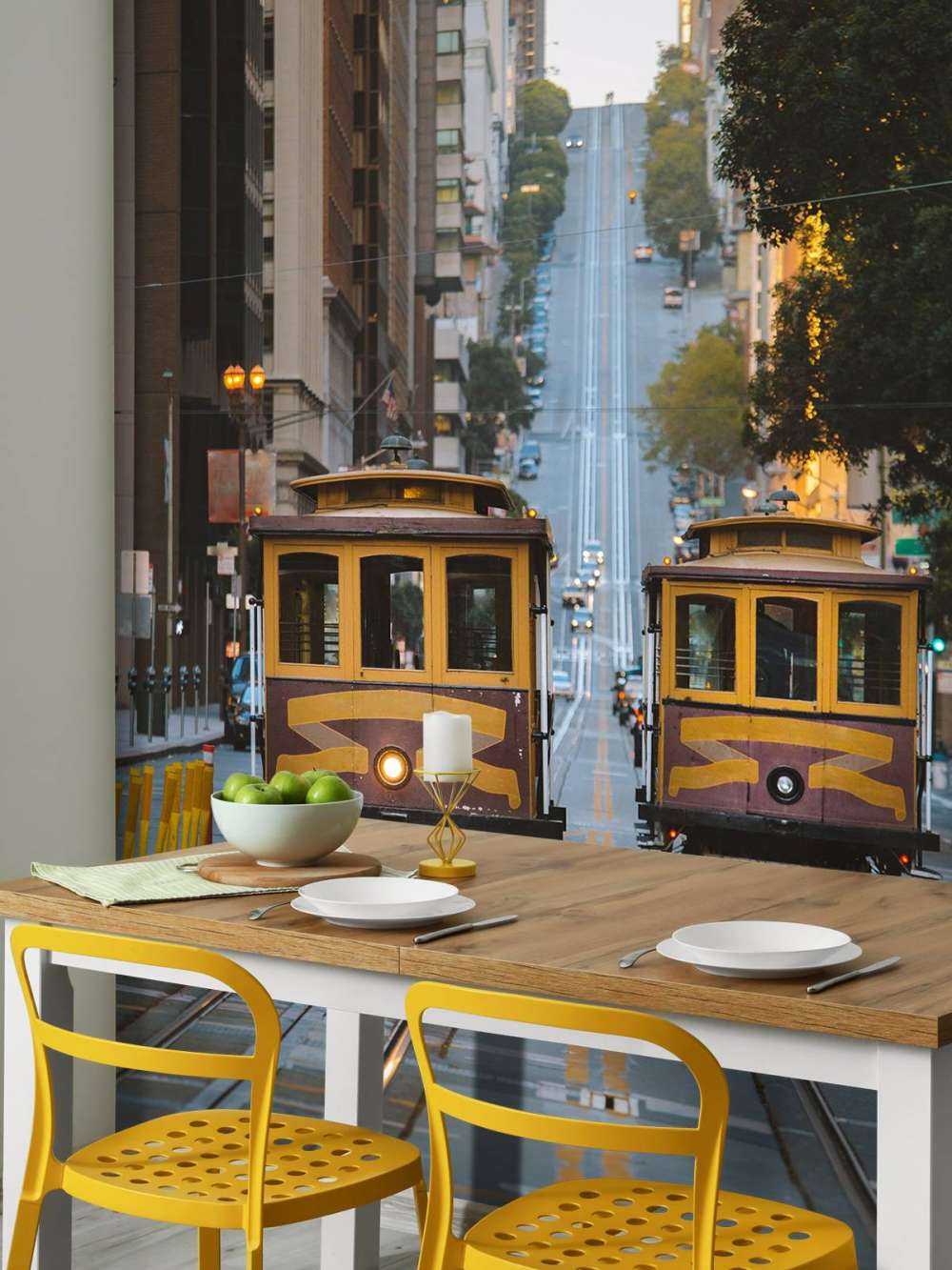 Żółte tramwaje w San Francisco USA