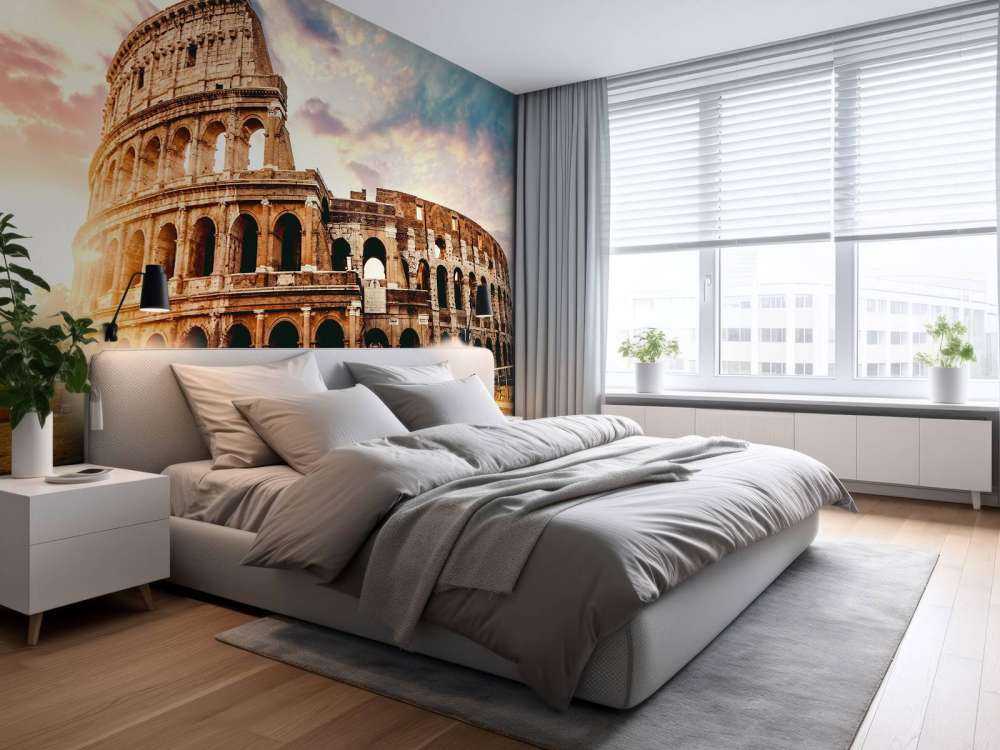 Wschód słońca w Koloseum