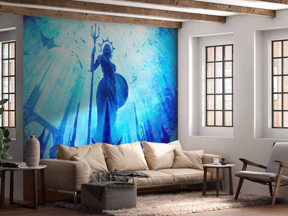 Grecka bogini w podwodnym świecie