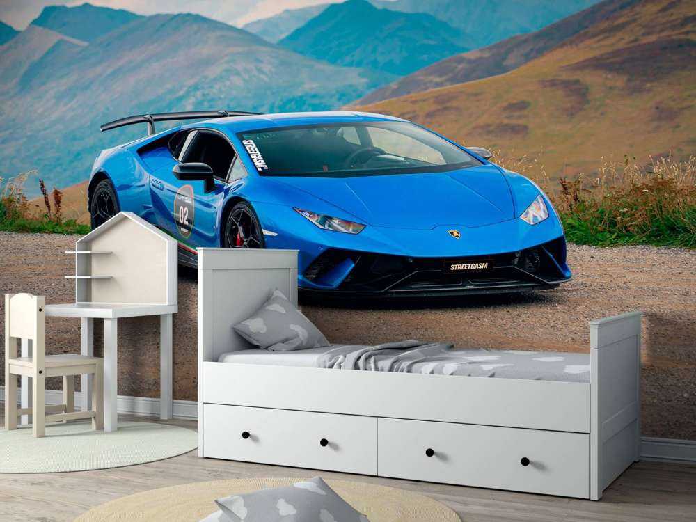 Lamborghini Huracán STO w górach