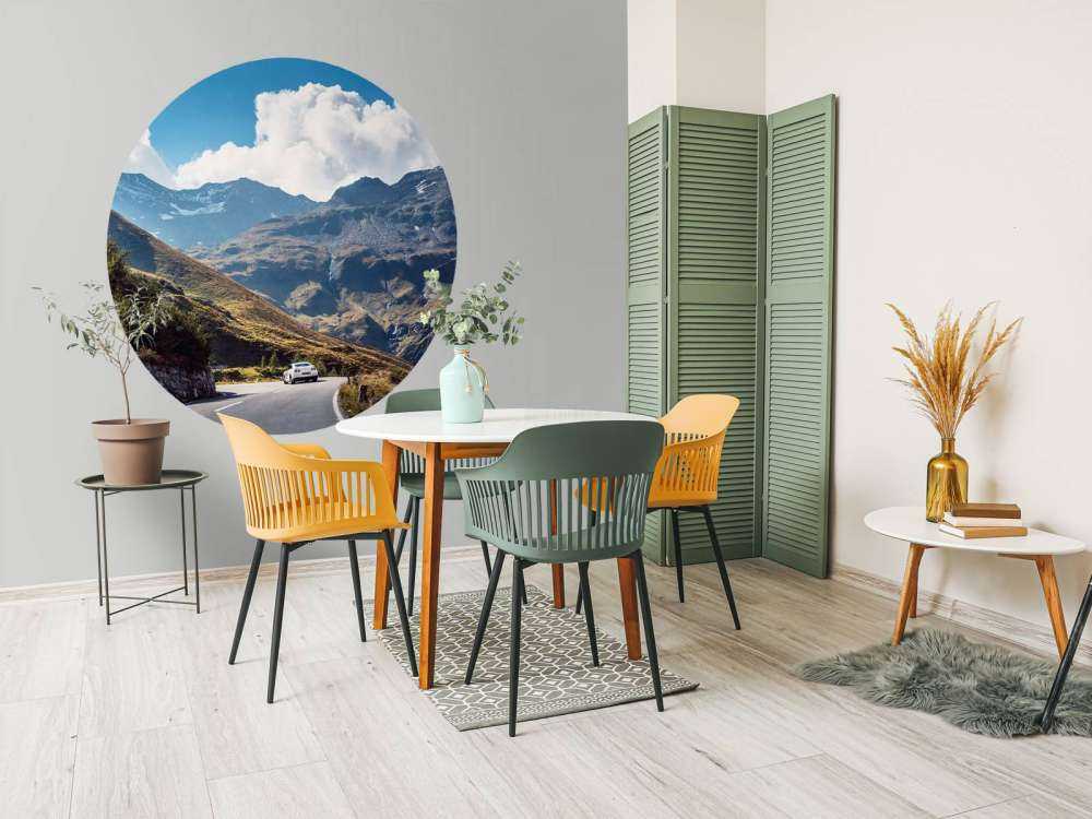 Panorama górskiej drogi